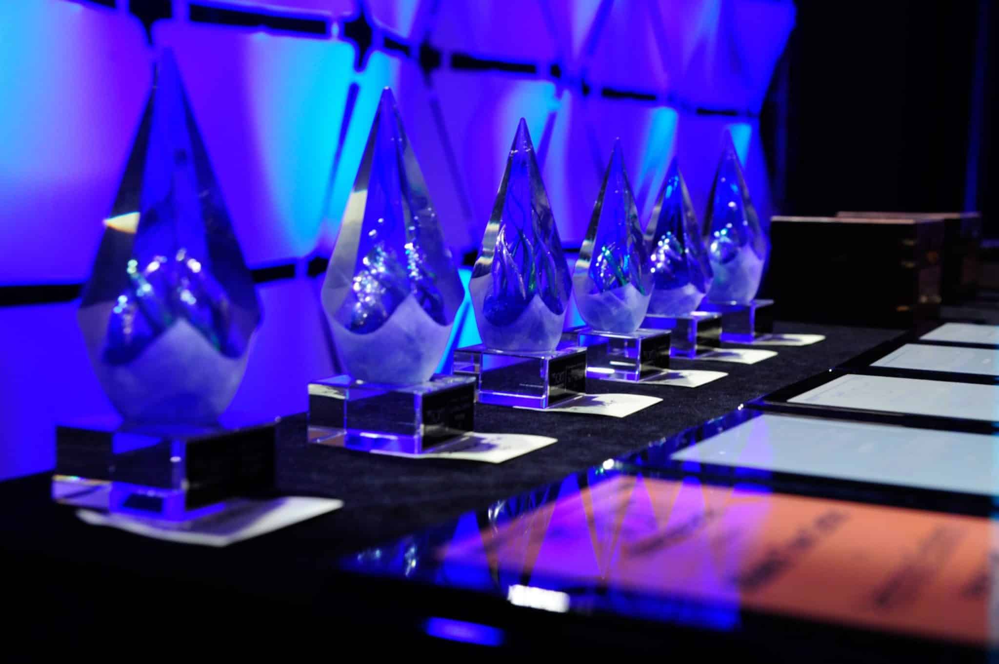 Awards for attendees at corporate events