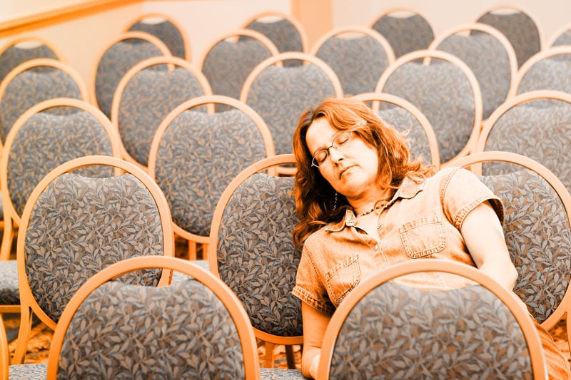 Breakout Sessions Woman Sleeping