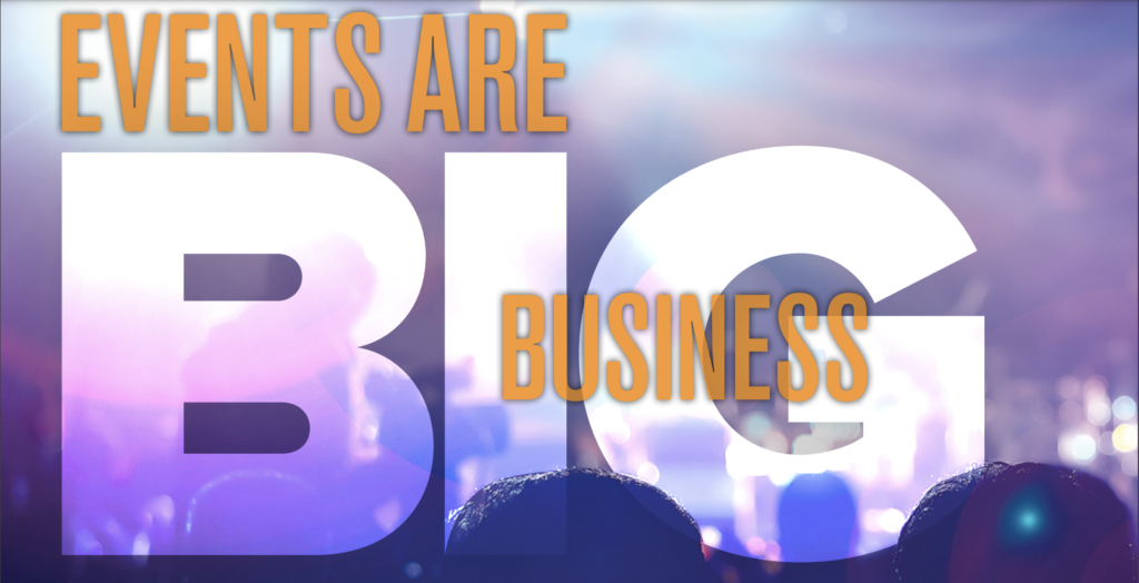 events are big business graphic